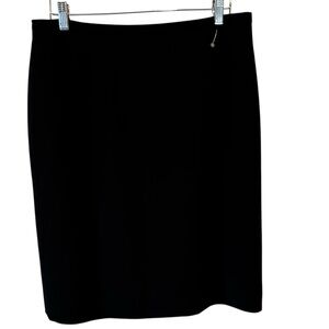Ann Taylor Classic Black CareerWear Pencil Skirt, size 14,Closet Staple